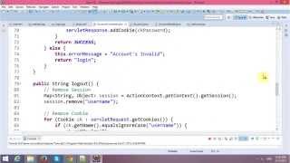 Remember Me with Login and Logout in Struts 2