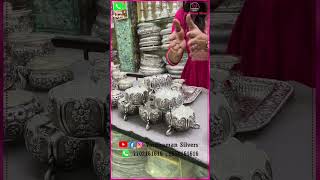 మన విజయవాడలో ప్యూర్ సిల్ల్వర్  బౌల్స్ in Vardhman Silvers Shop | Latest Collection