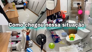 NÃO ACREDITO QUE DEIXEI MINHA CASA CHEGAR A ESSE PONTO 🤮