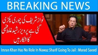 Imran Khan Has No Role In Nawaz Sharif Going To Jail : Murad Saeed | 16 May 2019 | 92NewsHD