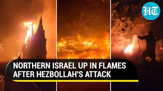 Hezbollah's Rocket Blitz Burns 990 Acres Of North Israel; 6 Soldiers Injured Battling Forest Fires