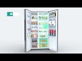 Side-by-Side Fridge | 518LRFGB 518L Inverter (30 seconds) | Hisense Kenya