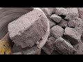 New soft silky 😋pure sand chunks  claypot dry crushing crumbling satisfying ASMR sounds