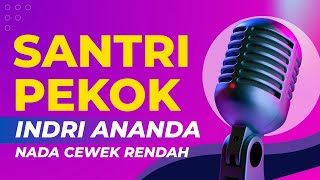 Santri Pekok - Karaoke Indri Ananda Versi Nada Cewek Rendah