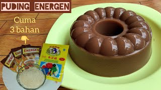 RESEP PUDING COKLAT ENERGEN TER-ENAK CUMA 3 BAHAN TAKJIL BUKA PUASA