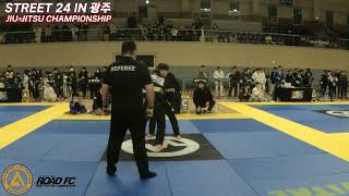 스트릿주짓수24 고등부 남성 화이트  -69kg 결승 배재원 vs 김두연(렛츠롤짐)