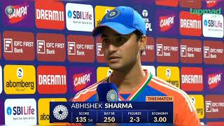 Abhishek Sharma's Man of the Match Interview | 5th T20 India vs England 2025