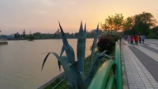 پیاده روی دور استخر لاهیجان |  walking tour around lahijan lake