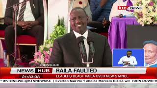 Leaders blast Raila over new stance, ask him to accept defeat and move on
