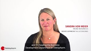 Debiopharm Business Model presented by Sandra von Meier, Head of Business Development \u0026 Licensing