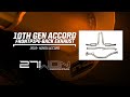 10th Gen Honda Accord Aftermarket Performance Exhaust (27WON)