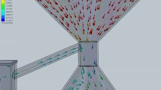 Solidworks Flow Simulation Venturi Effect Animation
