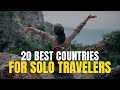 20 best countries for solo Travelers | Best countries for solo travel