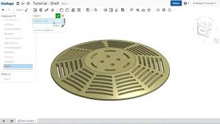 10-Draft and Shell for Onshape