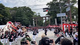 令和6年鳳だんじり祭り 【転倒有り】大鳥大社