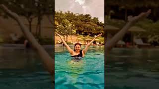 bhagyashree in swimming pool #bollywood