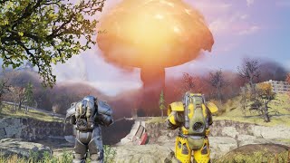 Nuking a Settlement | Fallout 76 Wastelanders: Foundation Nuke