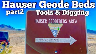 Hauser Geode Beds part2 Tools & Digging