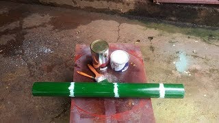 Hướng dẫn cách sơn sắt mạ kẽm giả tre? how to make iron like bamboo?