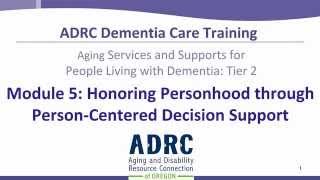 ADRC Video: Welcome