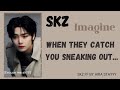 SKZ IMAGINE: when they catch you sneaking out...(requested ♡) (skz ff)