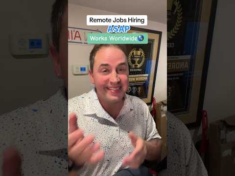 Escape the 9-5 routine: recruit remote jobs worldwide now! #shorts