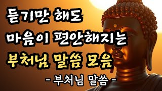 듣기만 해도 마음이 편안해지는 부처님 말씀 모음ㅣ석가모니의 명언ㅣ불교 지혜ㅣ인생 조언ㅣ부처님 말씀ㅣ내면의 평화