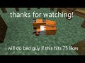 what does the fox say but every line of the song is a minecraft sound