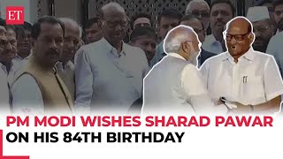 'Pray for long, healthy life': PM Modi wishes NCP chief Sharad Pawar on his 84th birthday