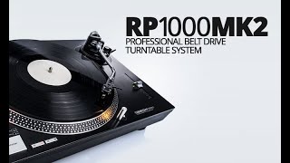 Reloop RP1000MK2 BELT-DRIVE TURNTABLE FOR DJ AND HIFI USE | close up Assembly and Calibration DjTips