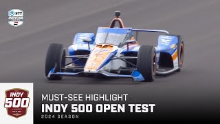 Must-see: Kyle Larson turns first laps at Indy 500 Open Test ahead of 'Double' attempt | INDYCAR
