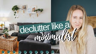 MINIMALIST DECLUTTERING TIPS // HOW TO DECLUTTER YOUR HOME // Tory Stender