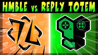 КРУТОЙ СКРИМ ИГРАЮТ - HMBLE vs REPLY TOTEM #brawlstars