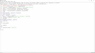 Python namedtuple Practical