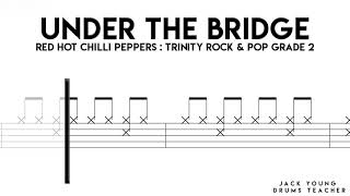 Under The Bridge   Trinity Rock & Pop Drums Grade 2