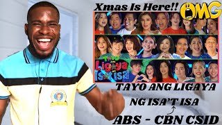 “Tayo Ang Ligaya Ng Isa’t Isa” | 2022 ABS - CBN Christmas ID Lyric Video | SINGER REACTION!!
