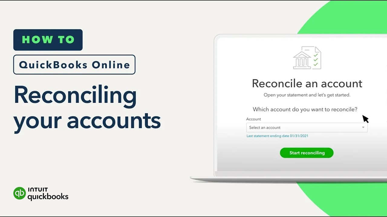 How To Reconcile Your Accounts In QuickBooks Online - YouTube