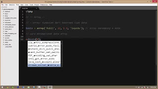 Mempelajari Tipe Data Array pada PHP
