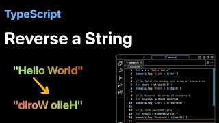 How to Reverse a String in TypeScript - Examples | ProgramGuru.org
