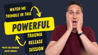 Powerful trauma release exercise (TRE) with David Berceli - watch me tremble!