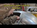 how to fabricate and weld in a patch panel. step by step process.