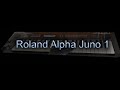 Roland Alpha Juno 1 - Custom and classic sounds....no talking
