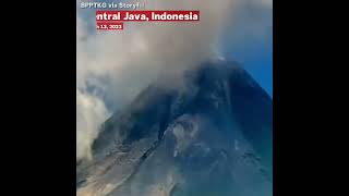 Watch: Smoke And Ash Spew From Mount Merapi After Eruption