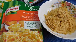 Knorr Pasta Sides, Knorr Chicken Flavor Fettuccine in Chicken Flavored Sauce