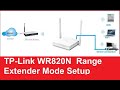 TP Link WR820N 300Mbps WIFI Router Range Extender Mode