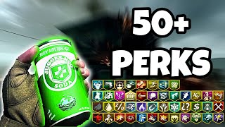 INSANE 50+ PERKS Challenge on NukeTown! (Insanely Challenging!)