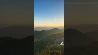 Fall on top off ampersand mountain in the beautiful Adirondacks