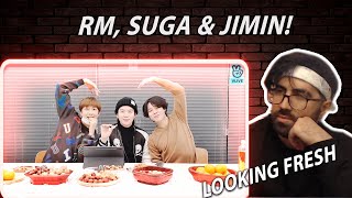 So relaxing - RM, SUGA & JIMIN LIVE VLIVE 2022| Reaction