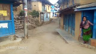 Streets of Bahundanda Village, Lamjung