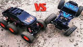 RC Rock Crawler 4x4 vs 6x6 | RC Monster truck 4x4 | Monster truck Remote Control